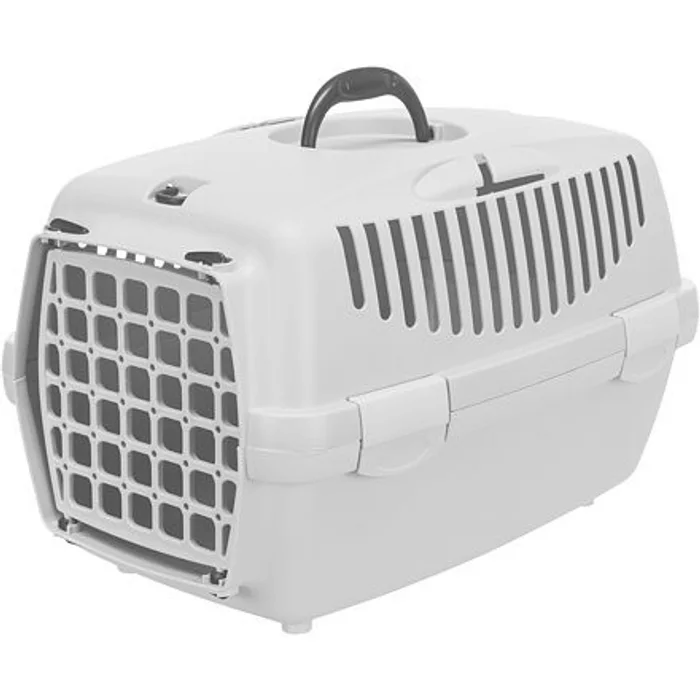 Hlavný obrázok produktu Transportní box CAPRI I, XS: 32x31x48cm (max. 6kg) - světle šedá/světlá lila