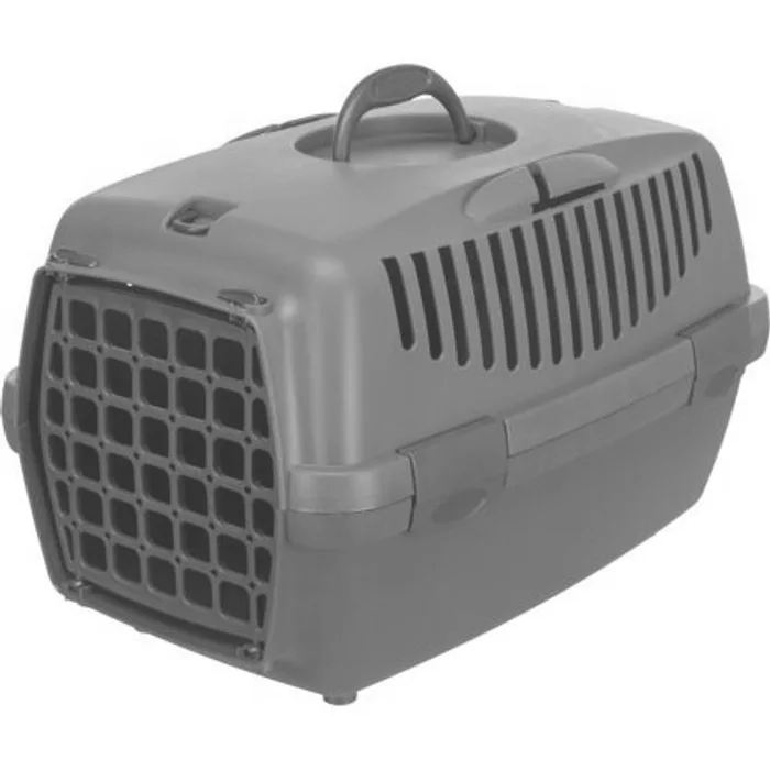 Hlavný obrázok produktu Transportní box CAPRI I, XS: 32x31x48cm (max. 6kg) - tmavošedá/petrolejová