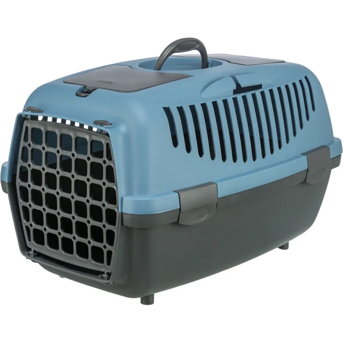 Hlavný obrázok produktu Transportní box CAPRI II, XS-S: 37x34x55cm (max. 8kg) - světle šedá/modrá