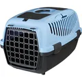 Ďalší obrázok produktu Transportný box CAPRI II, XS-S: 37x34x55cm (max. 8kg) - svetlo šedá / modrá