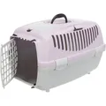 Transportný box CAPRI II, XS-S: 37x34x55cm (max. 8kg) - svetlo šedá/svetlá lila