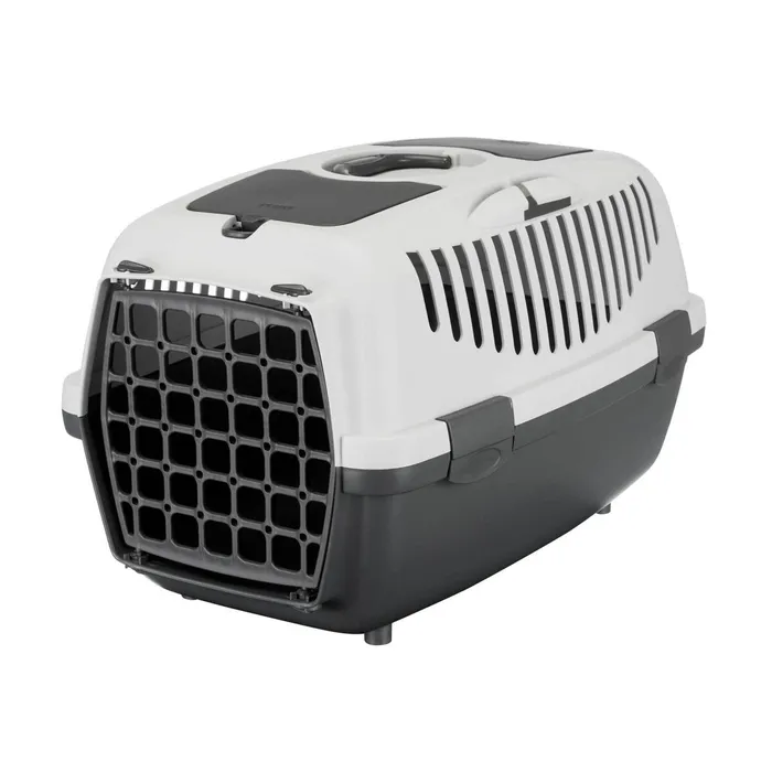 Hlavný obrázok produktu Transportní box CAPRI II, XS-S: 37x34x55cm (max. 8kg) - tmavě šedá / světle šedá