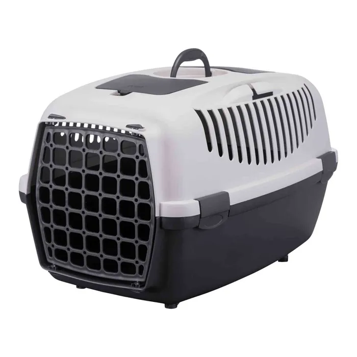 Hlavný obrázok produktu Transportní box CAPRI III 40x38x61cm (max. 12kg) - světle šedá/tmavě šedá