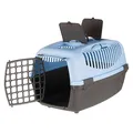 Ďalší obrázok produktu Transportný box CAPRI III 40x38x61cm (max. 12kg) - tmavo šedá / pastelovo modrá