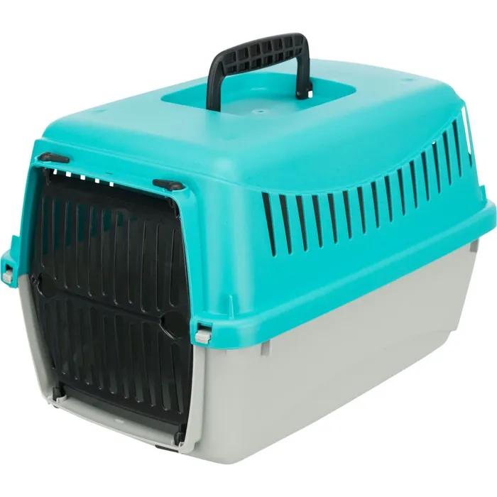 Hlavný obrázok produktu Transportní box CAPRI XXS: 26 x 25 x 39cm, max.do 4 kg - tyrkys/světlešedá