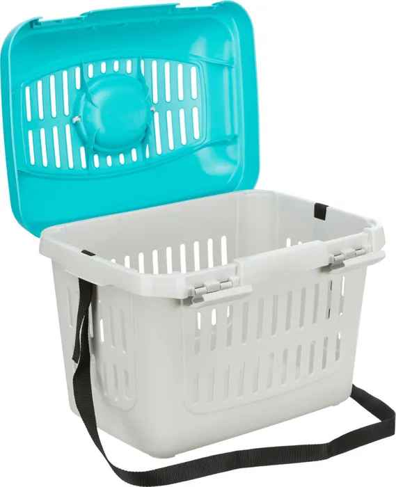 Hlavný obrázok produktu Transportní box MIDI CAPRI 44x33x32cm max.do 5kg TRIXIE, - modro/šedá