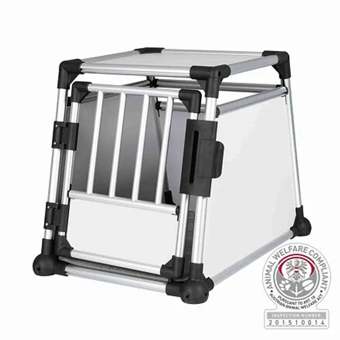 Hlavný obrázok produktu Transportní klec - hliníkový rám, pevné panely 55x62x78 cm