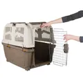 Ďalší obrázok produktu Transportná prepravka SKUDO 7, L, 73x76x105 cm, tmavo šedá/piesková (max. 45kg)