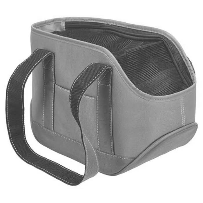 Hlavný obrázok produktu Transportní taška Alea, mini plemena, 16x20x30, (max. 5kg) růžová/šedá