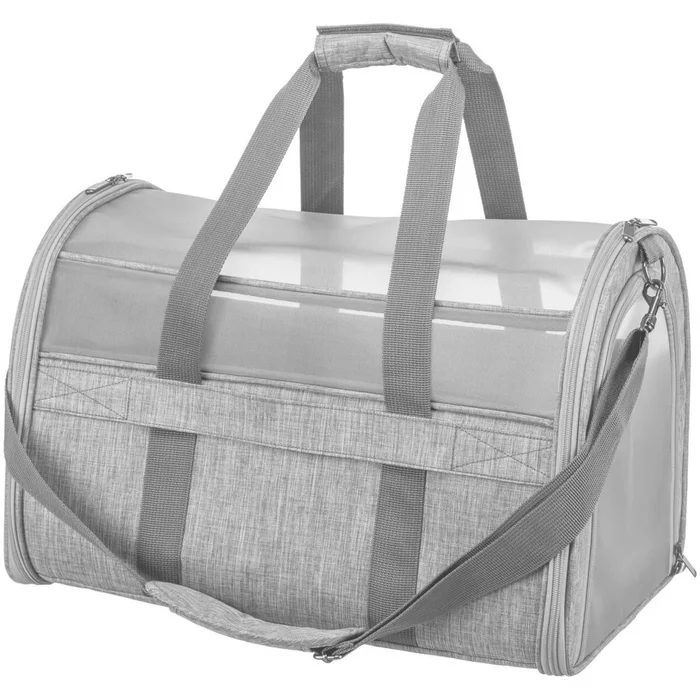 Hlavný obrázok produktu Transportní taška DILLON, 33 × 32 × 54 cm, do 10 kg, šedá/mátová