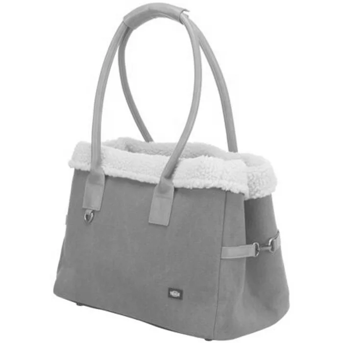 Hlavný obrázok produktu Transportní taška RACHEL, 25 x 30 x 40 cm, max 7 kg, šedá/světlehnědá