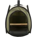 Ďalší obrázok produktu Transportná taška s bidielkom pre vtáky tmavo 27x32x27 cm olivová