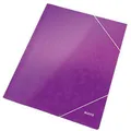 Ďalší obrázok produktu Tříchlopňové desky na spisy Leitz WOW, Purpurová