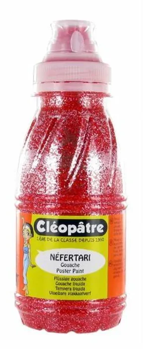 Hlavný obrázok produktu Třpytivý gel 250 ml Červená, CLEOPATRE
