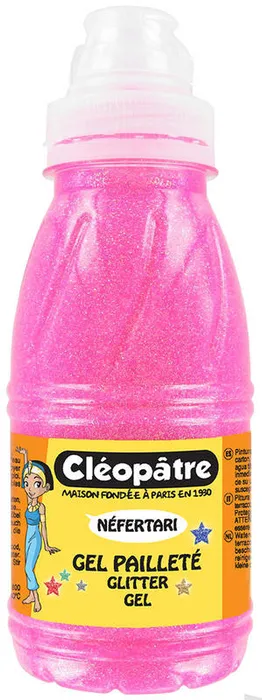 Hlavný obrázok produktu Třpytivý gel 250 ml NEON Růžová, CLEOPATRE