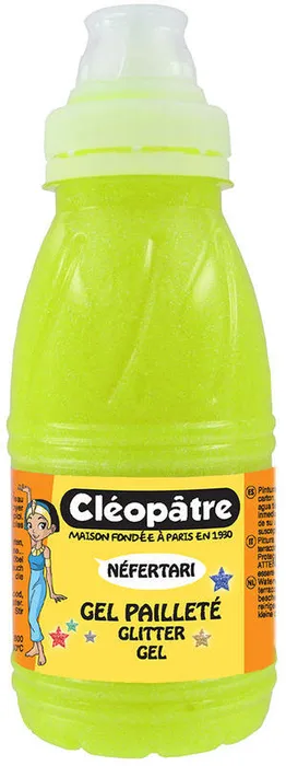 Hlavný obrázok produktu Třpytivý gel 250 ml NEON Žlutá, CLEOPATRE