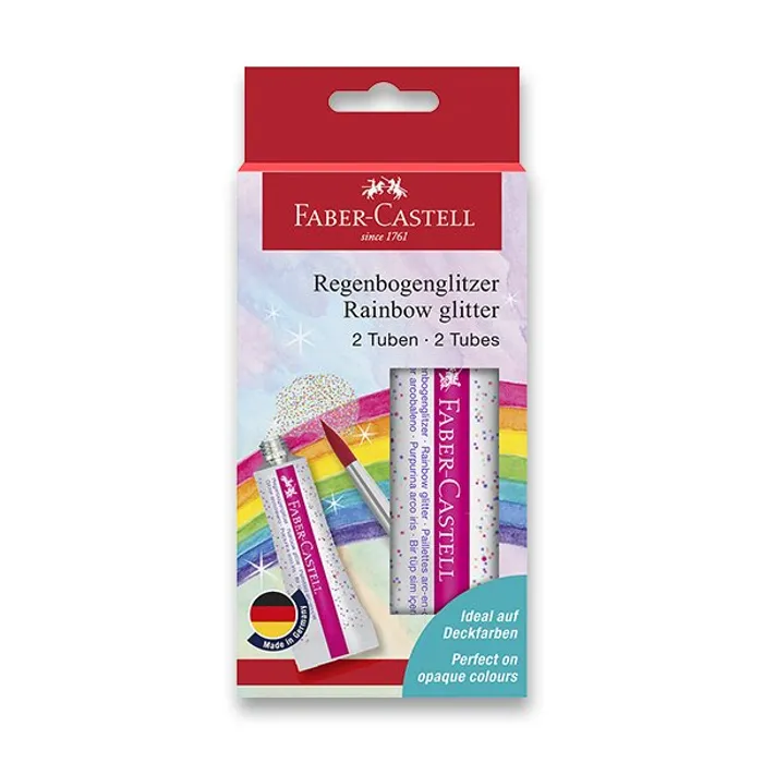 Hlavný obrázok produktu Třpytky Faber-Castell Rainbow 12 ml, 2 ks