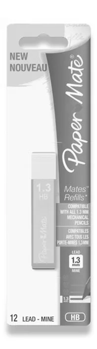 Hlavný obrázok produktu Tuhy do mikrotužky PaperMate Mates 1,3 tvrdost HB, 12 ks