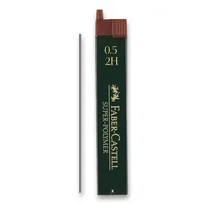 Grafitové tuhy Superpolymér 0.5mm 2H Faber Castell 120512