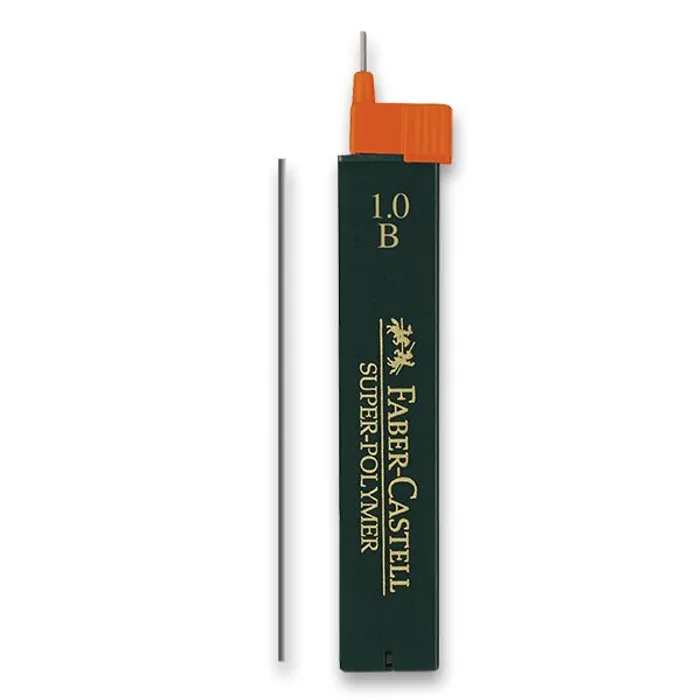 Hlavný obrázok produktu Grafitové tuhy Superpolymer 1.0mm B Faber Castell 120901
