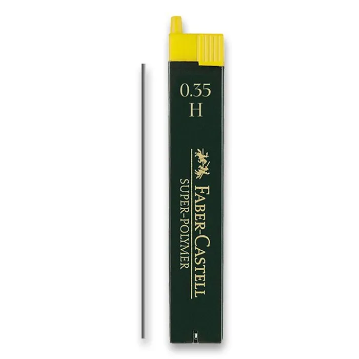 Hlavný obrázok produktu Grafitové tuhy Superpolymer 0.35mm H Faber Castell 120311