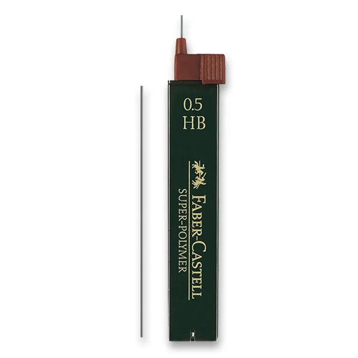 Hlavný obrázok produktu Grafitové tuhy Superpolymer 0.5mm HB  Faber Castell 120500