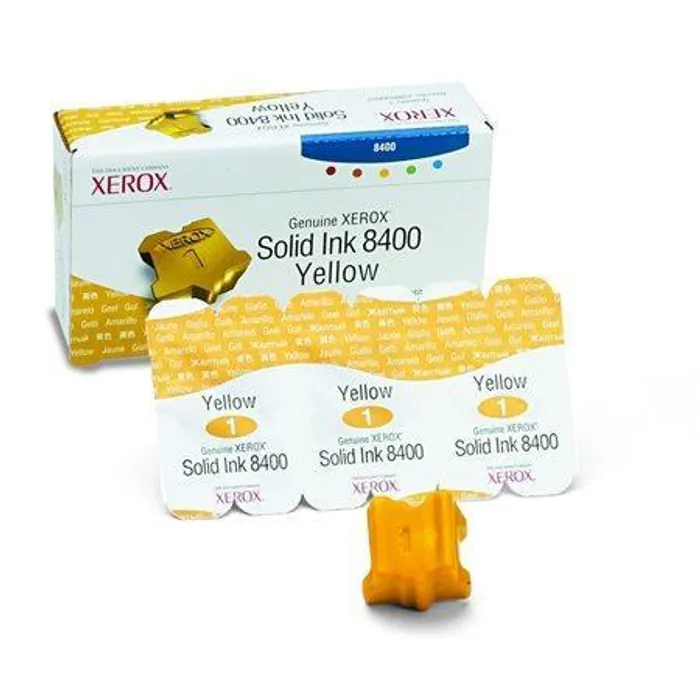 Hlavný obrázok produktu Tuhý inkoust pro "Phaser 8400" tiskárnu, XEROX Žlutá, 3,4 tis.stran