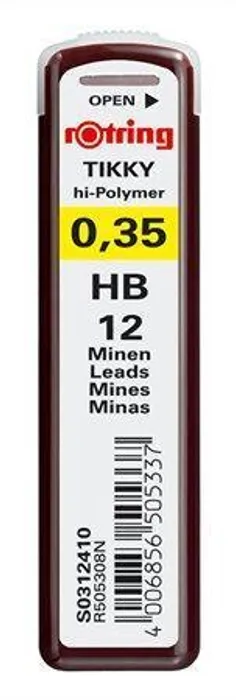 Hlavný obrázok produktu Tuhy Rotring 0,35 mm, HB