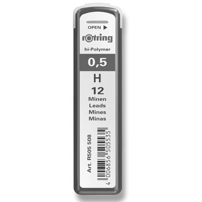 Hlavný obrázok produktu Tuhy Rotring 0,5 mm, H