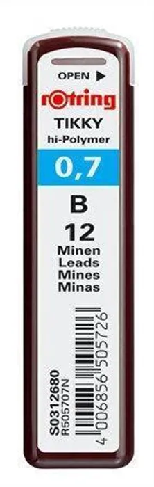 Hlavný obrázok produktu Tuhy Rotring 0,7 mm, B