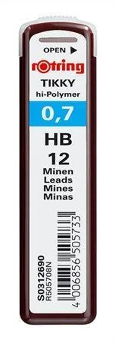 Hlavný obrázok produktu Tuhy Rotring 0,7 mm, HB