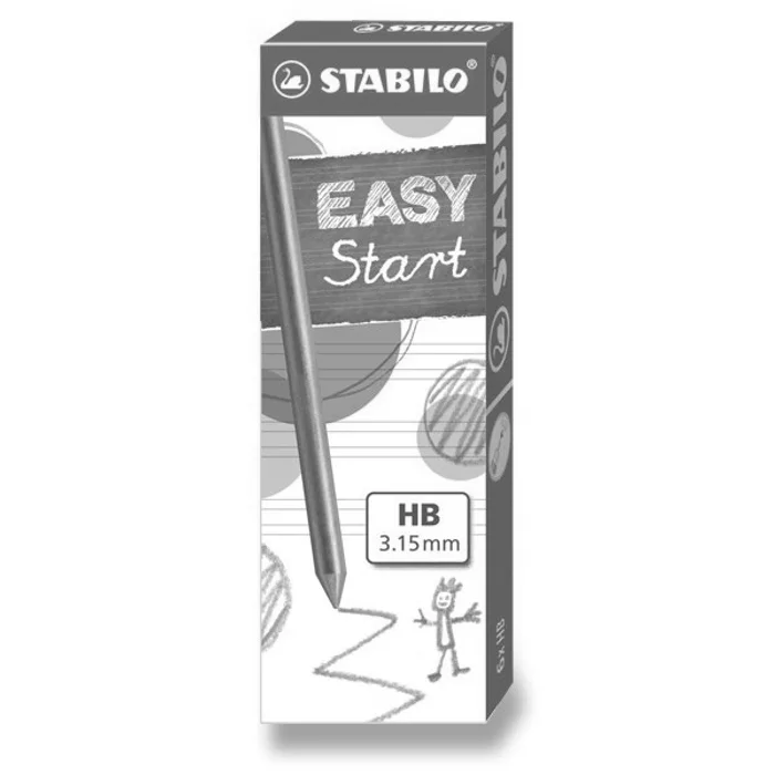 Hlavný obrázok produktu Tuhy Stabilo EASYergo 3,15 tvrdost HB, 6 ks