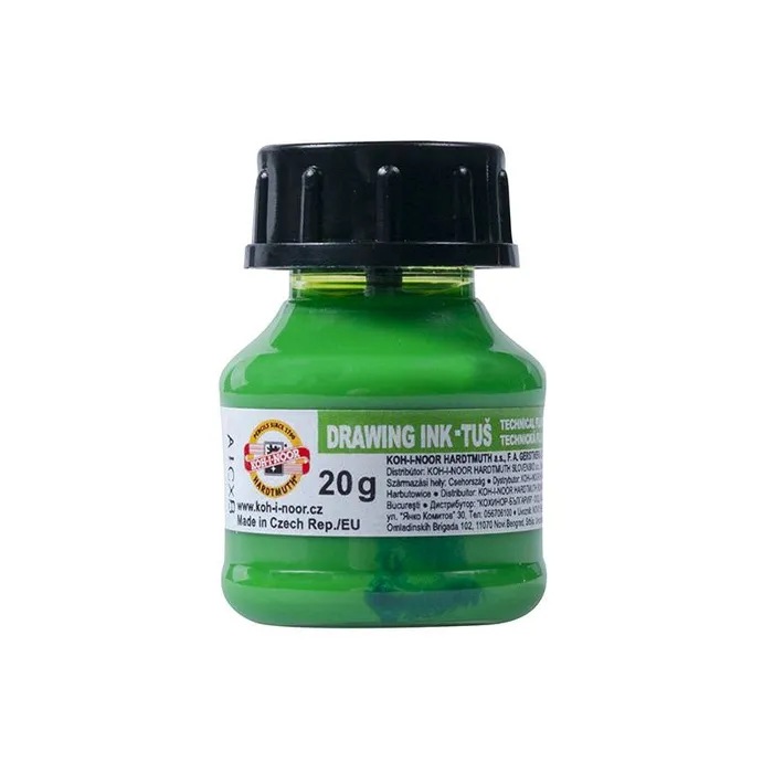 Hlavný obrázok produktu Tuš 1417 barevná 20g fluorescenční zelená