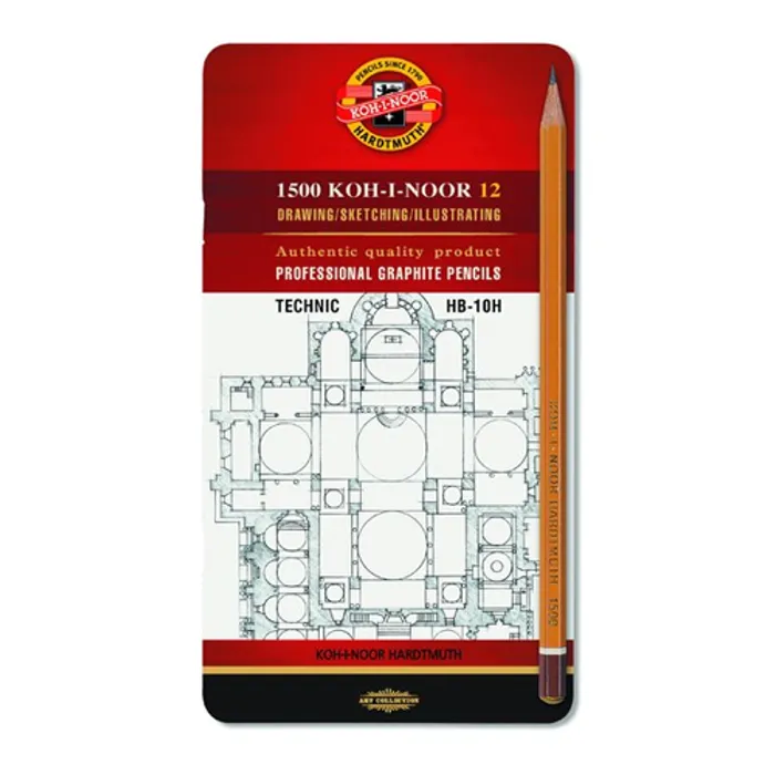 Hlavný obrázok produktu Tužka grafitová 1502/I - TECHNIC sada HB - 10H