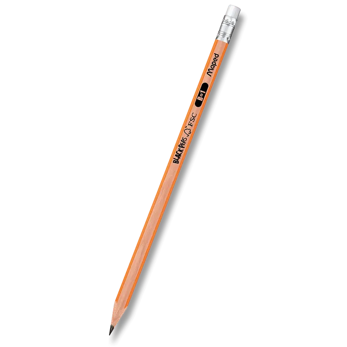 Hlavný obrázok produktu Tužka Maped Black´Peps s pryží, tvrdost B, 12 ks