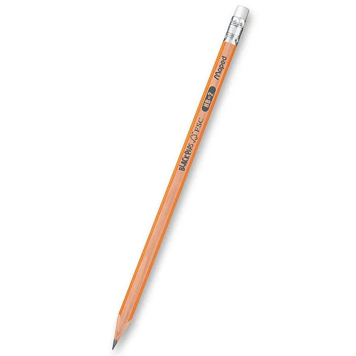 Hlavný obrázok produktu Tužka Maped Black´Peps s pryží - tvrdost HB, 3 ks