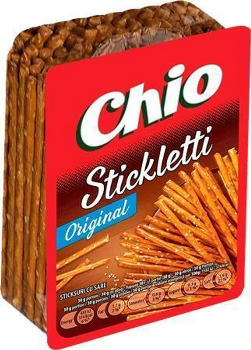 Hlavný obrázok produktu Tyčinky, solené, 100 g, CHIO "Sticletti", sýrové