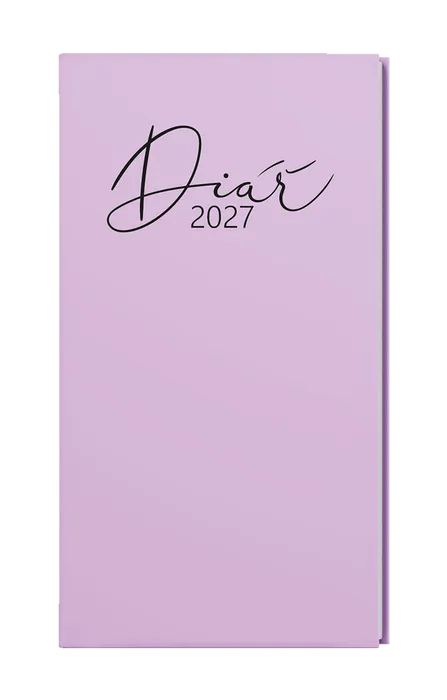 Hlavný obrázok produktu Týdenní diář - Jakub - Pastel - kapesní  - fialová
