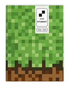 Týždenný diár - Študent - V8 - laminovaný - vreckový - Kostky