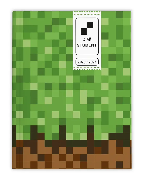Hlavný obrázok produktu Týdenní diář - Student - V8 - lamino - kapesní - Kostky