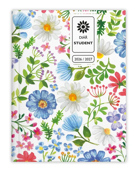 Hlavný obrázok produktu Týdenní diář - Student - V8 - lamino - kapesní - Louka