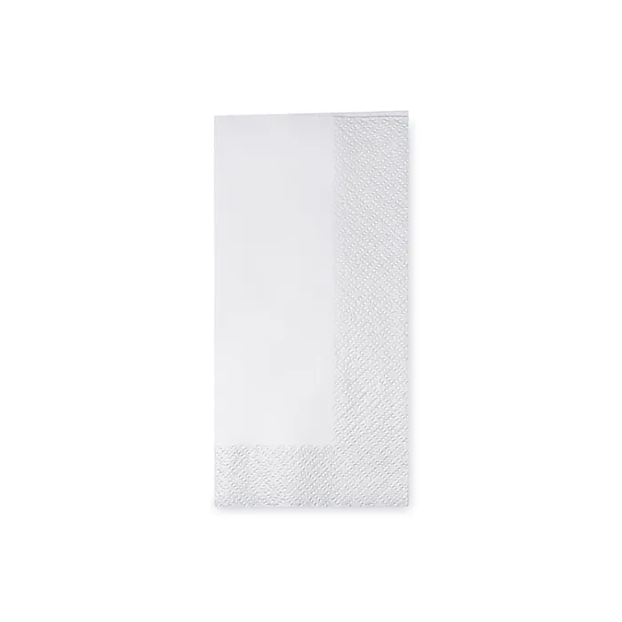Hlavný obrázok produktu Ubrousek 1/8 skládání 3vrstvý bílý 33 x 33 cm [250 ks]