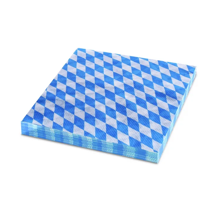 Hlavný obrázok produktu Ubrousek 3vrstvý, 33 x 33 cm BAVORSKO modrý [20 ks]