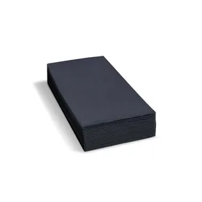 Obrúsok (PAP FSC Mix) 1/8 skladanie HF 2vrstvový čierny 33 x 33 cm [250 ks]