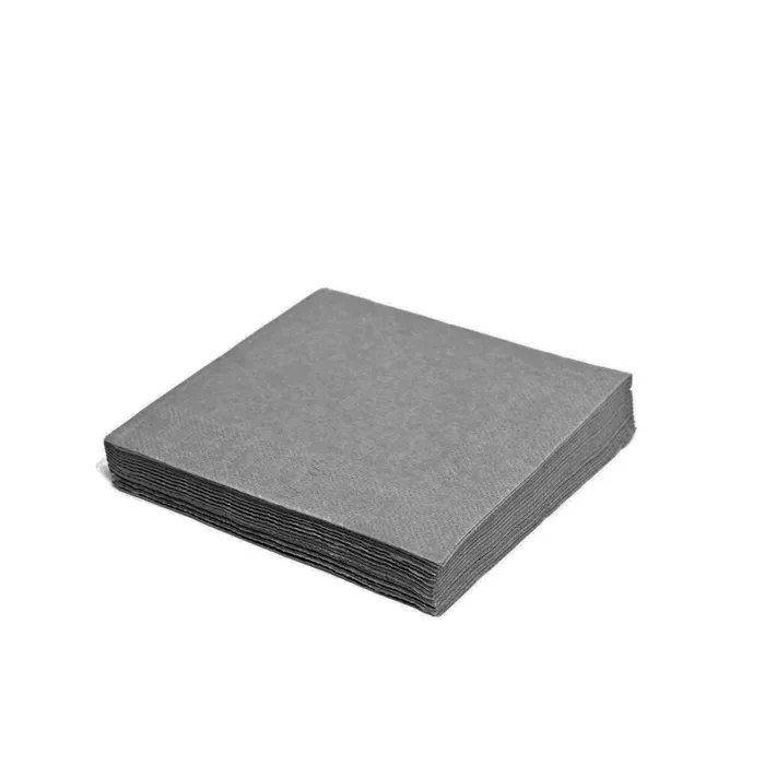 Hlavný obrázok produktu Ubrousek (PAP FSC Mix) 3vrstvý šedý 33 x 33 cm [250 ks]