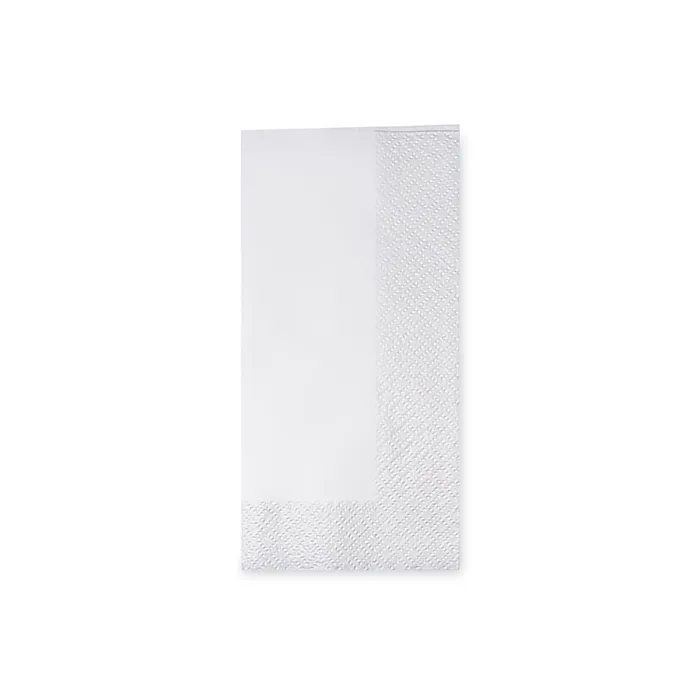 Hlavný obrázok produktu Ubrousky 2-vrstvé, 33 x 33 cm, bílé, 1/8 skládání [250 ks]