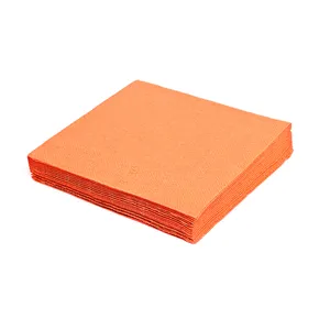 Obrúsok 2vrstvý oranžový 33 x 33 cm [50 ks]