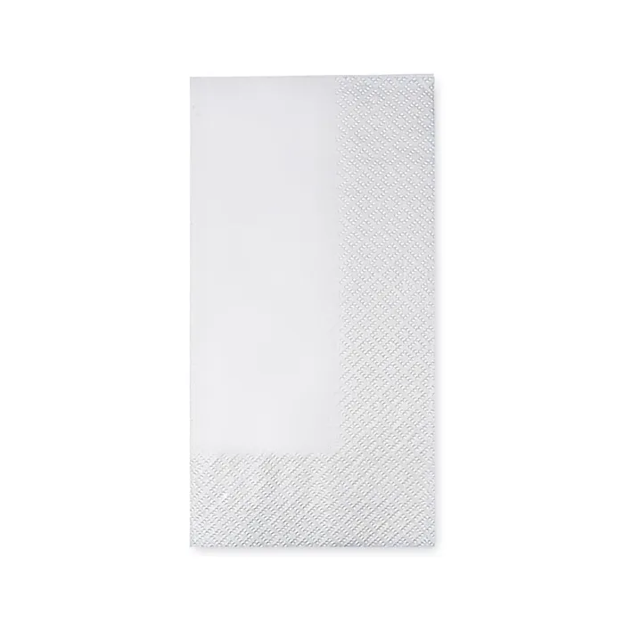 Hlavný obrázok produktu Ubrousky 2-vrstvé, 40 x 40 cm, bílé, 1/8 skládání [250 ks]