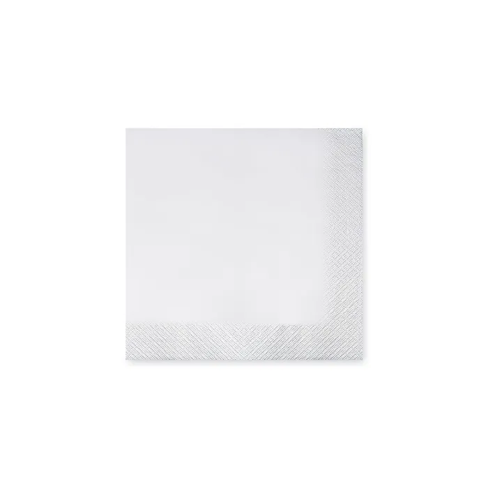 Hlavný obrázok produktu Ubrousky 3-vrstvé, 24 x 24 cm bílé [200 ks]