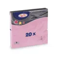 Ďalší obrázok produktu Obrúsok (PAP FSC Mix) 3vrstvý ružový 33 x 33 cm [20 ks]